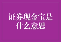 证券现金宝：一种灵活的现金管理工具