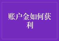 账户金如何变成金疙瘩，让财富翻倍的秘密