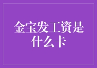 金宝发工资用的是什么卡？揭秘神秘的工资卡