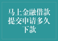 马上金融借款提交申请多久下款：详解审批流程与影响因素