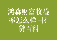 鸿森财富收益率如何？团贷百科告诉你投资理财的新乐趣