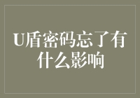 假如我的U盾密码忘了，是不是意味着我的人生被冻结了？